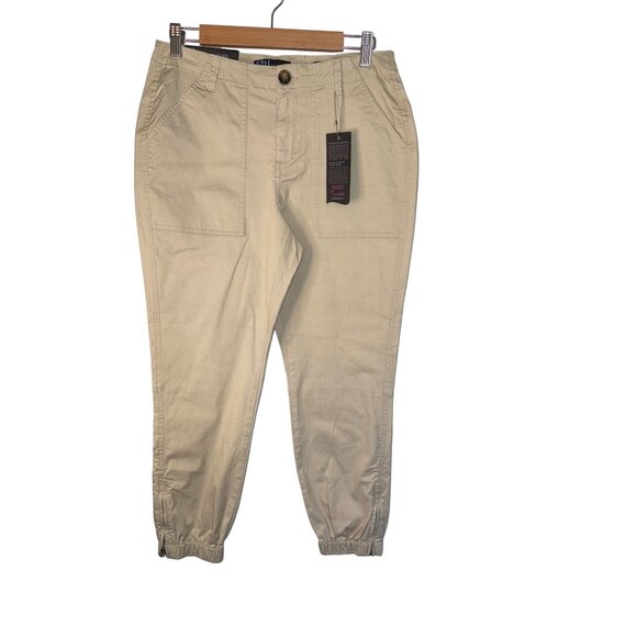NWT FDJ Tencel Cargo Olivia Slim Ankle Utility Pants Beige 4 GorpCore StreetWear - Picture 4 of 13